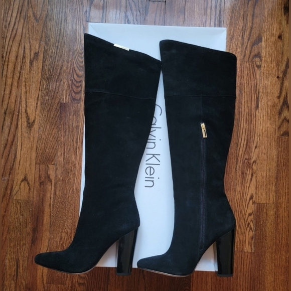 Genuine Leather Over the Knee Convertable Boots / Averie Suede Boot - Picture 13 of 14